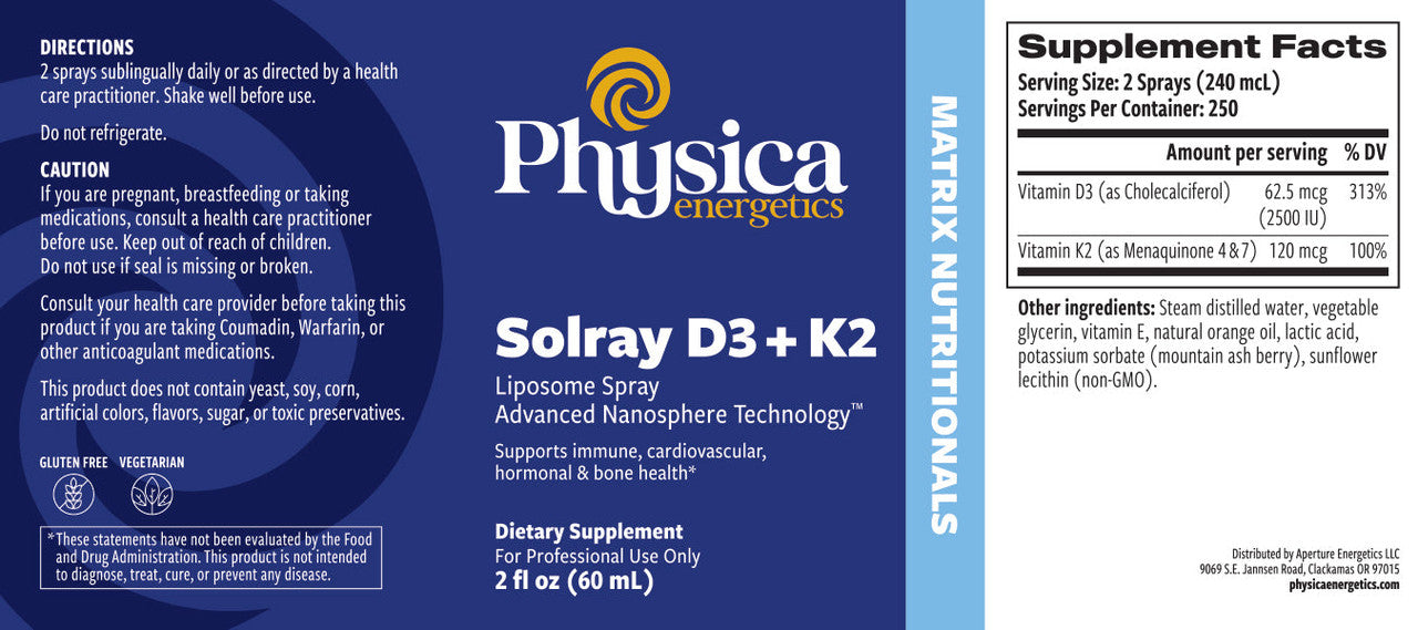 Liposomal Vitamin D3 + K2 | Maximum Absorption & Delivery